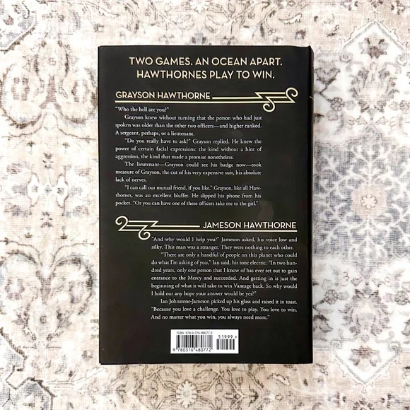The Brothers Hawthorne by Jennifer Lynn Barnes Hardcover Book - Picture 3 of 4